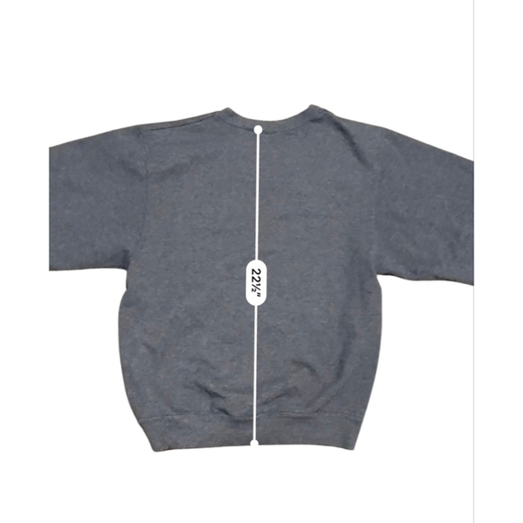 Jerzees Unisex Penn State University Heather Navy/White Crewneck Sweatshirt Sz S - Picture 6 of 8